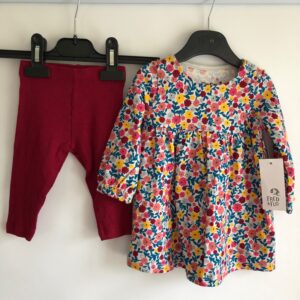SP1181 - Fred & Flo dress & leggings set age 3-6 months