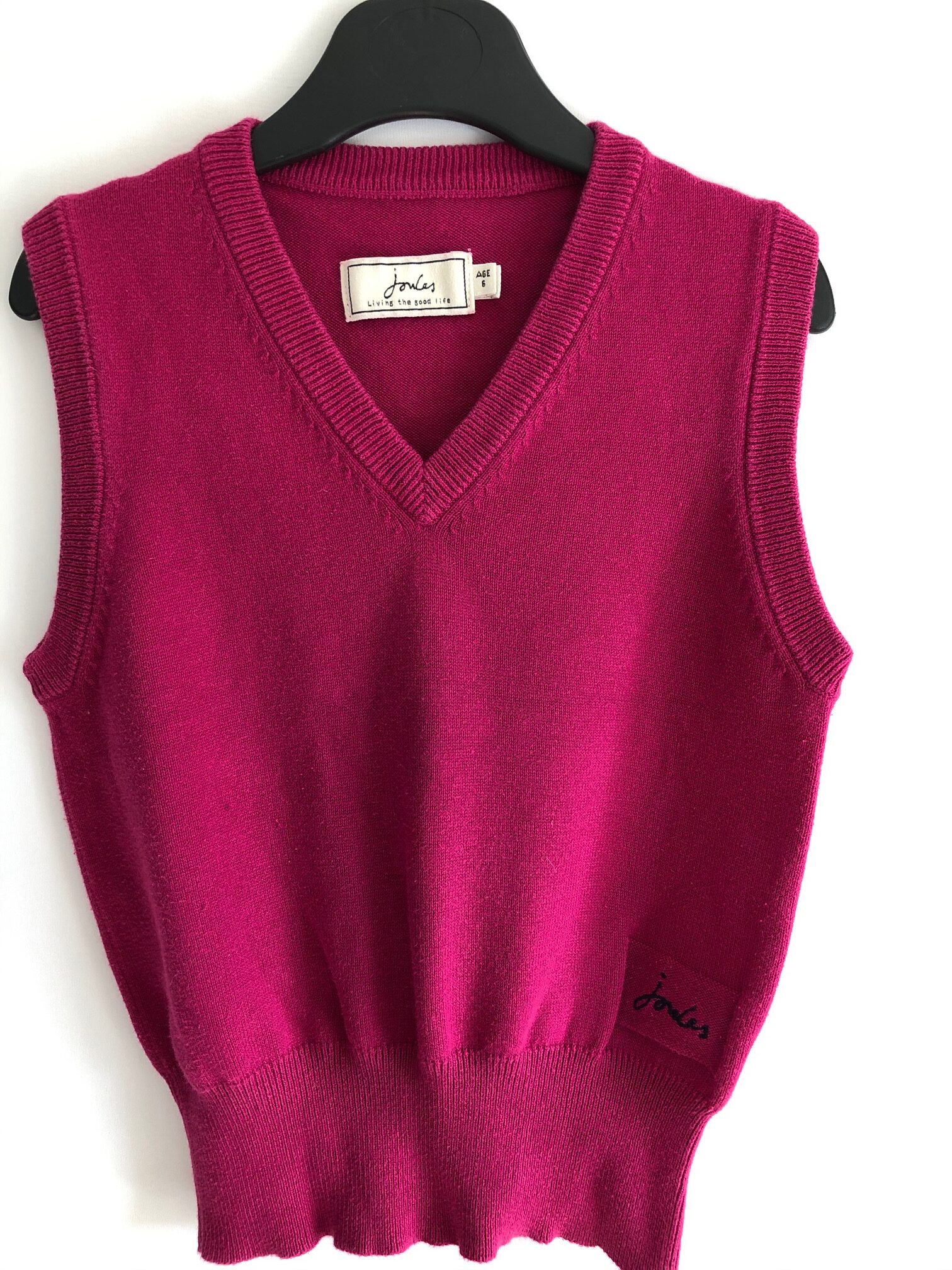 SP1228 - Joules sleeveless pullover - age 6