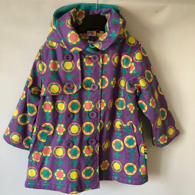 SP1010 - Stripes & Brights coat - age 2-3