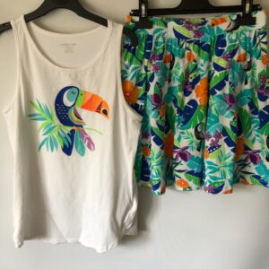 SP1263 - Lands End top & skort - age 12-13