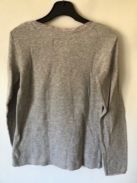 SP1271 - Boden long sleeve pointelle top - age 11-12 - Image 3