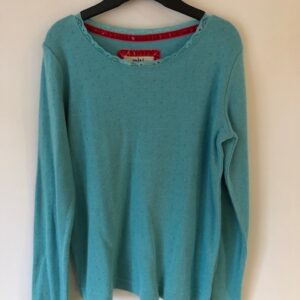 SP377 - Boden long sleeve pointelle top - age 9-10