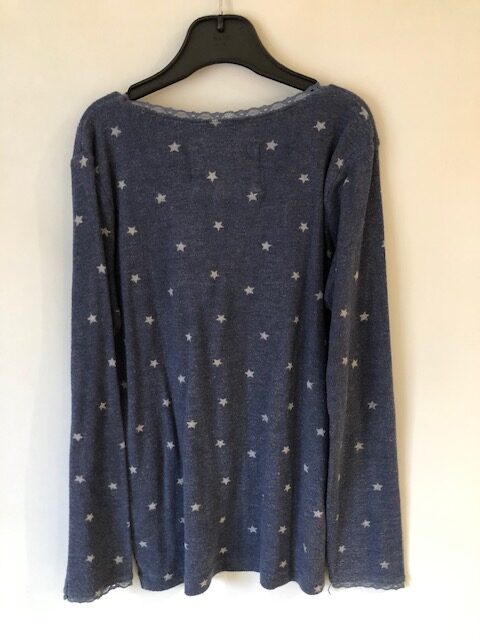 SP621 - Boden long sleeve pointelle top - age 11-12 - Image 3