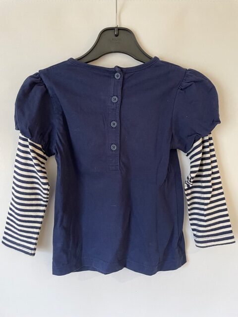 SP1288 - JojoMamanBebe long sleeve top - age 3-4 - Image 2