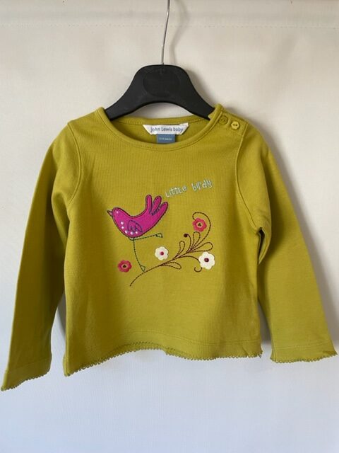 SP1833 - John Lewis long sleeve top - 12-18 months