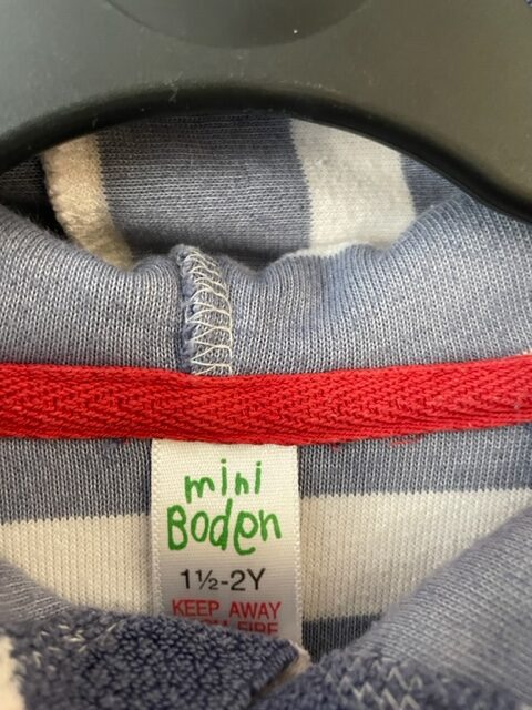 SP1930 - Boden towelling hoodie - age 18-24 months - Image 2